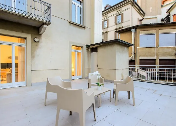 Center Bgynn Balcony Апартаменты Бергамо